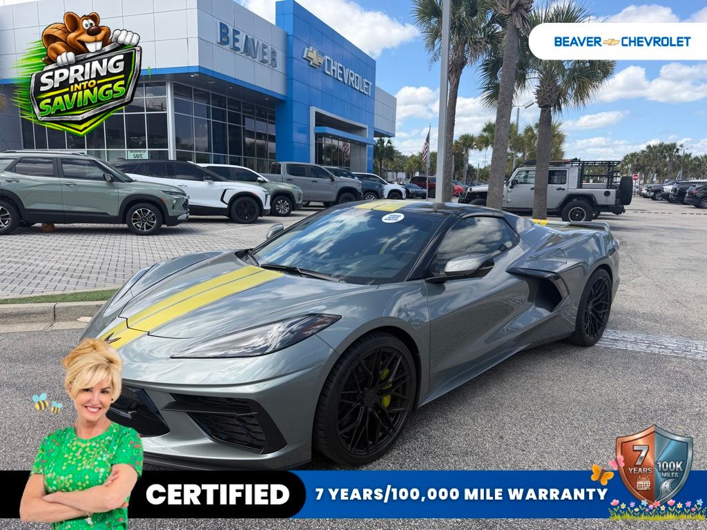 Hypersonic Gray Metallic 2022 Chevrolet Corvette Stingray 2LT Convertible RWD Convertible Rear-Wheel Drive 8-Speed Dual Clutch