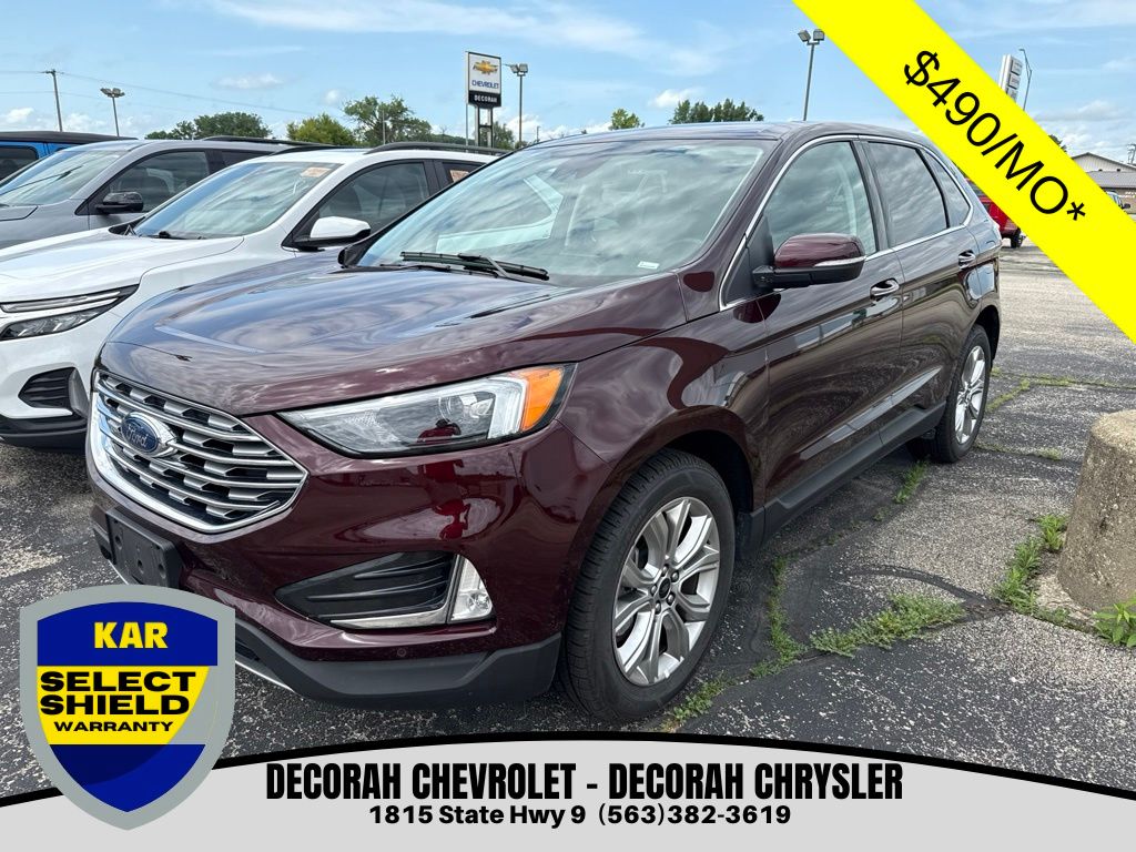 Red (Burgundy) 2024 Ford Edge SUV / Crossover All-Wheel Drive 8-Speed Automatic