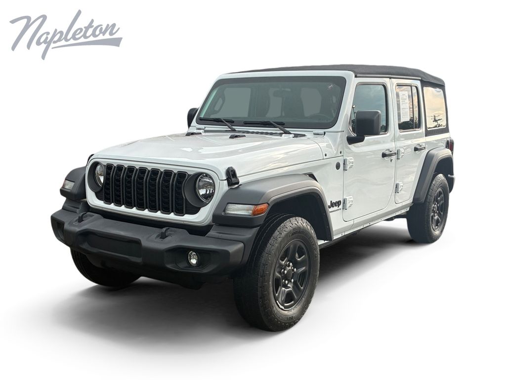 Bright White Clearcoat 2024 Jeep Wrangler SUV / Crossover Four-Wheel Drive 8-Speed Automatic