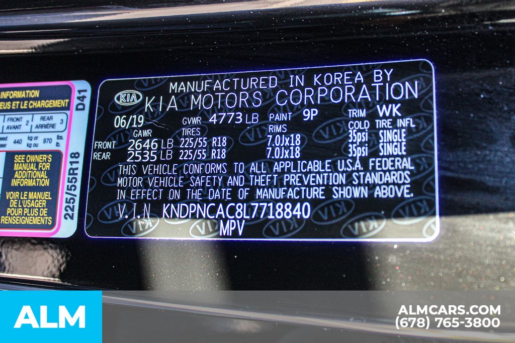 Used 2020 Red Kia EX image 43