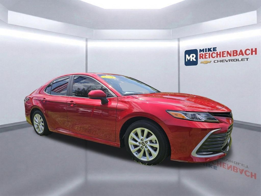 Red 2024 Toyota Camry Sedan Front-Wheel Drive 8-Speed Automatic