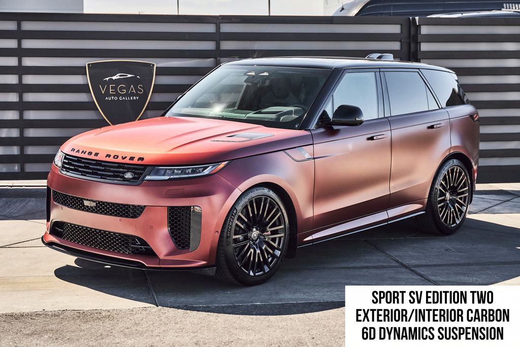 Red (Sunrise Copper Satin) 2025 Land Rover Range Rover Sport SUV / Crossover All-Wheel Drive Automatic