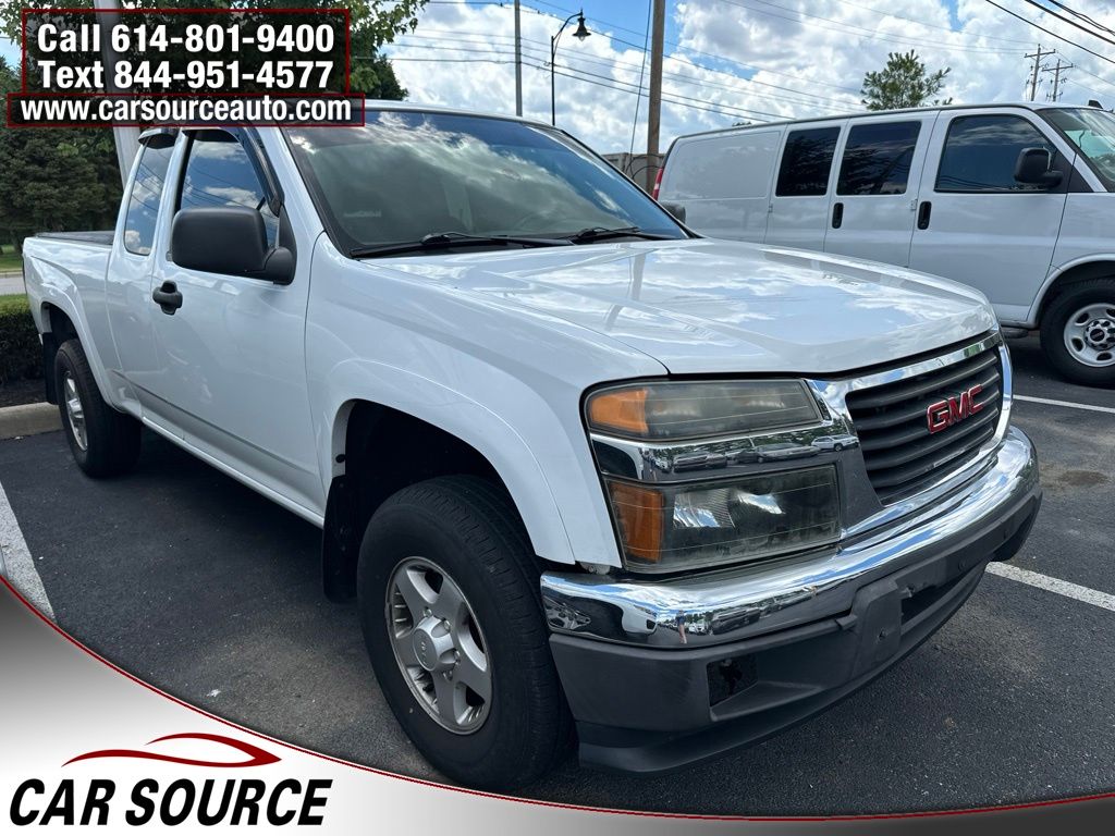 Olympic White 2005 GMC Canyon Pickup Truck  4-Speed Automatic Overdrive
