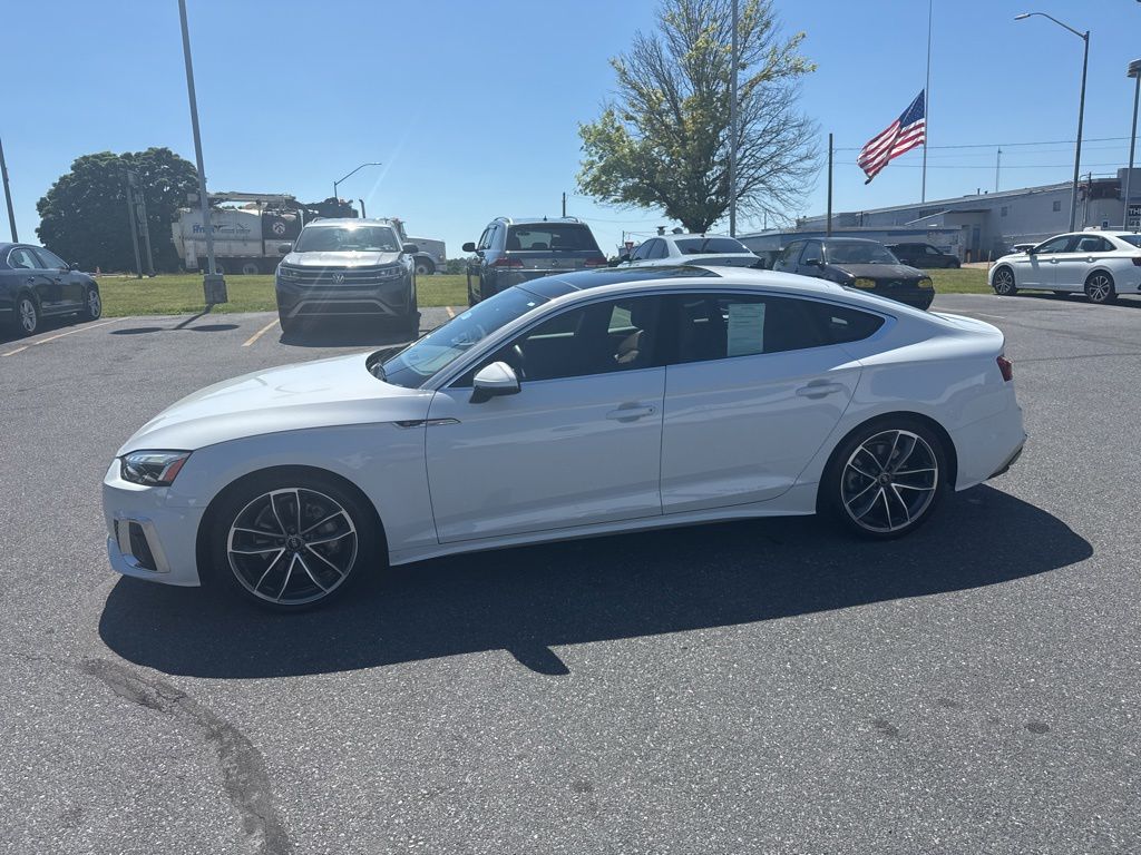 2023 Audi A5 Sportback 45 S line Premium Plus White at Audi Porsche Sewickley