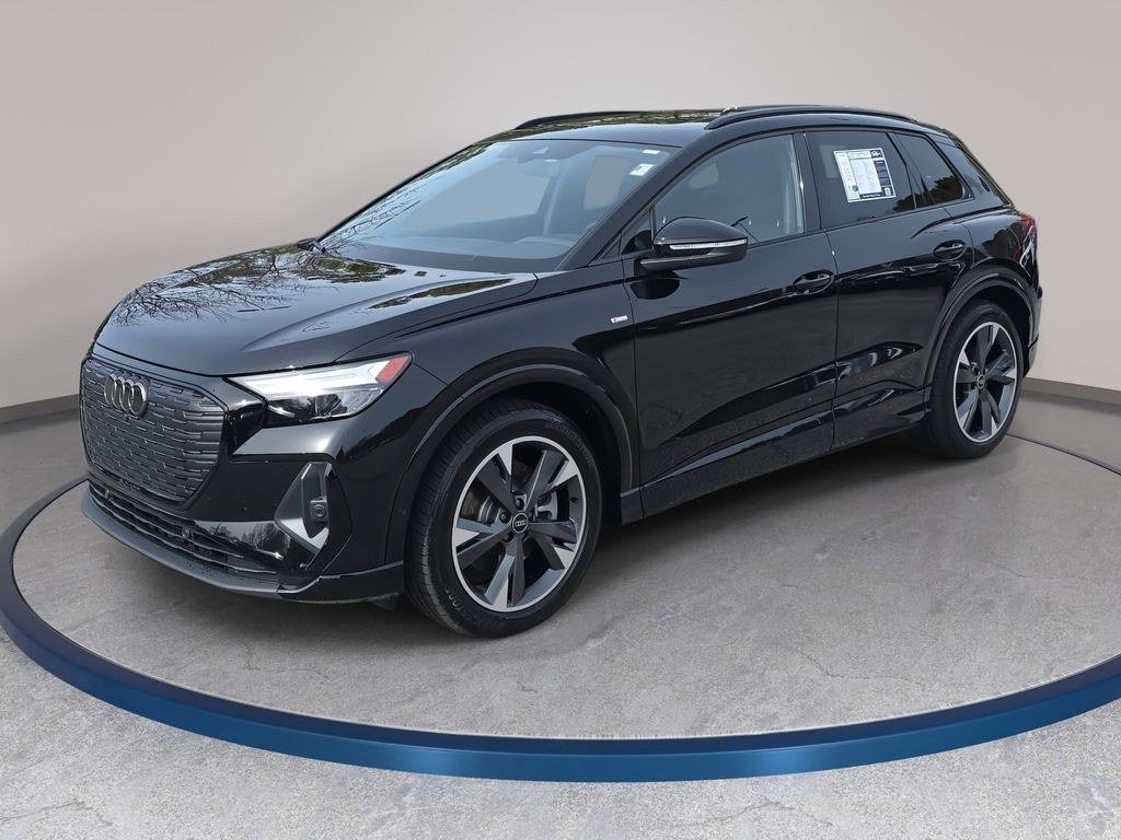 Mythos Black Metallic 2024 Audi Q4 e-tron quattro Premium Plus 55 SUV / Crossover All-Wheel Drive Automatic