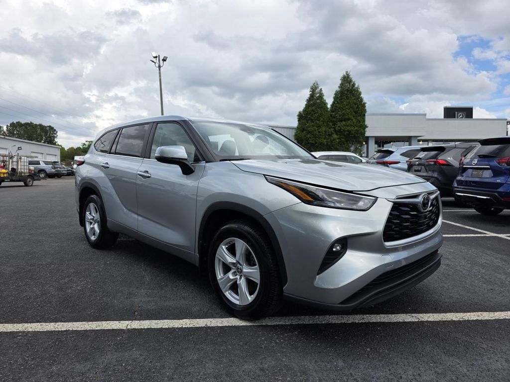 Silver 2024 Toyota Highlander LE AWD SUV / Crossover All-Wheel Drive 8-Speed Automatic