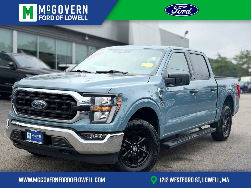 Area 51 Blue 2023 Ford F-150 Pickup Truck Four-Wheel Drive Automatic