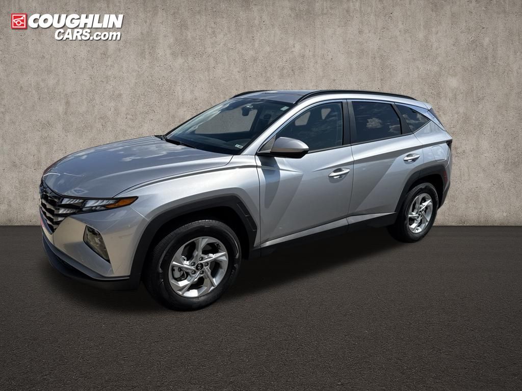 Shimmering Silver 2024 Hyundai Tucson SUV / Crossover All-Wheel Drive 8-Speed Automatic