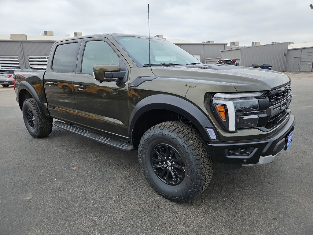 Shelter Green 2026 Ford F-150 Raptor SuperCrew 4WD Pickup Truck Four-Wheel Drive Automatic