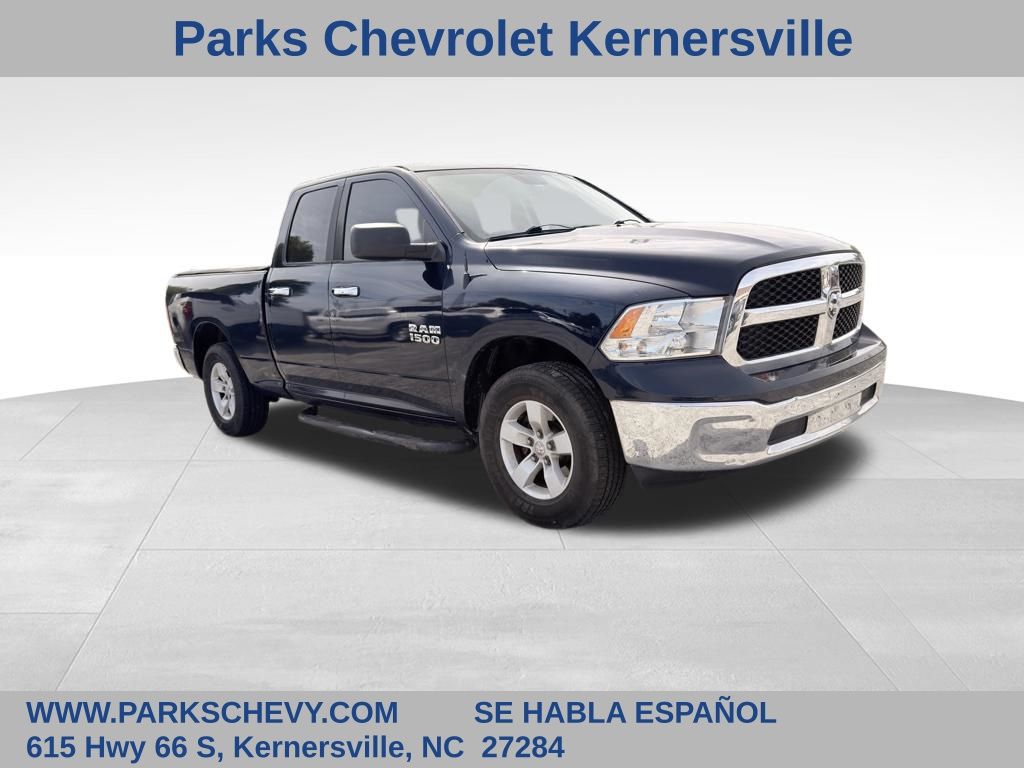 True Blue Pearlcoat 2016 RAM 1500 SLT Quad Cab 4WD Pickup Truck Four-Wheel Drive 8-Speed Automatic