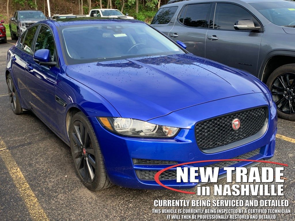 Blue 2017 Jaguar XE Sedan Rear-Wheel Drive 8-Speed Automatic