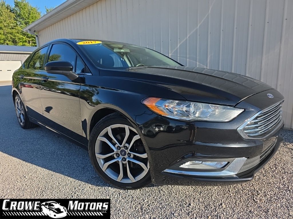 Shadow Black 2017 Ford Fusion Sedan Front-Wheel Drive 6-Speed Automatic