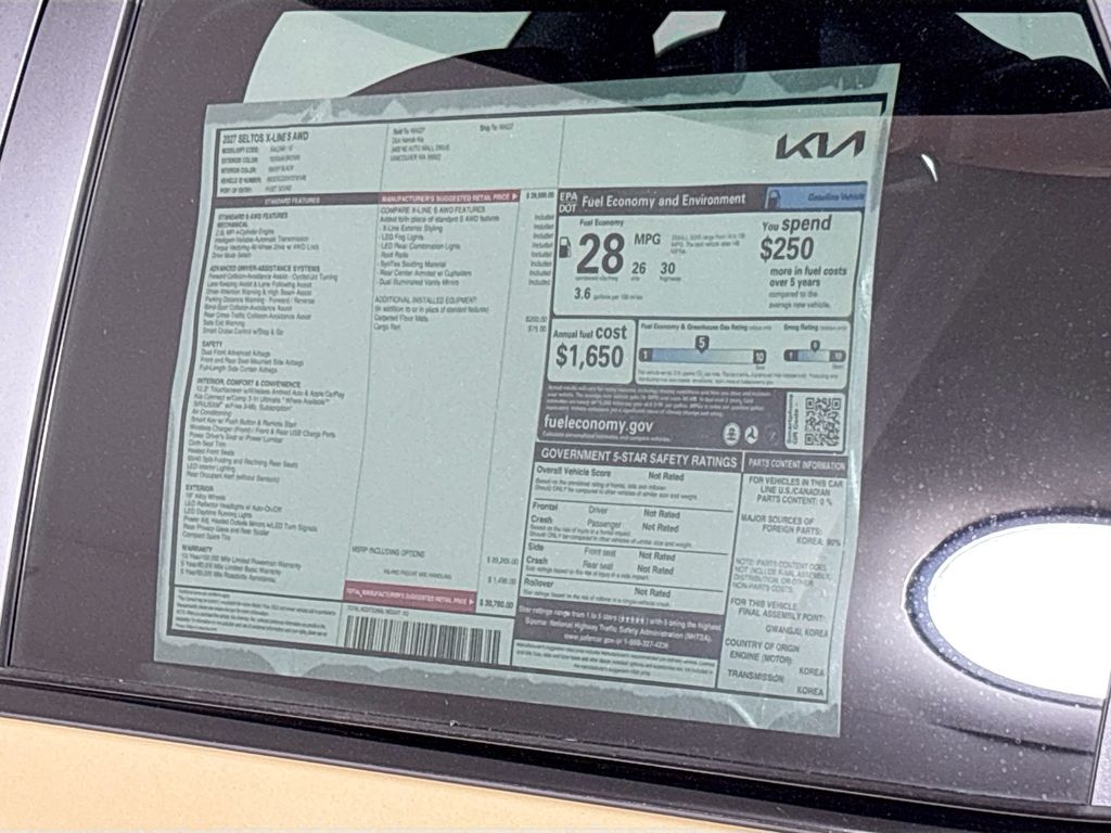 2027 Kia Seltos X-Line S