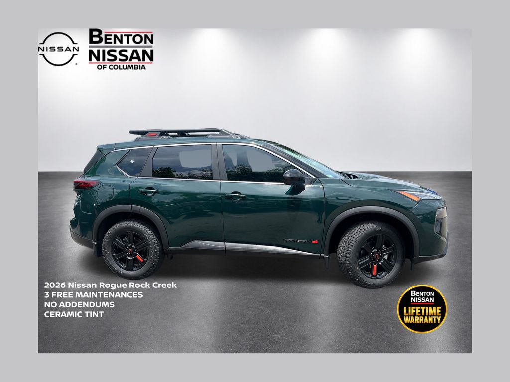 Black (Obsidian Green) 2026 Nissan Rogue SUV / Crossover All-Wheel Drive Continuously Variable Transmission