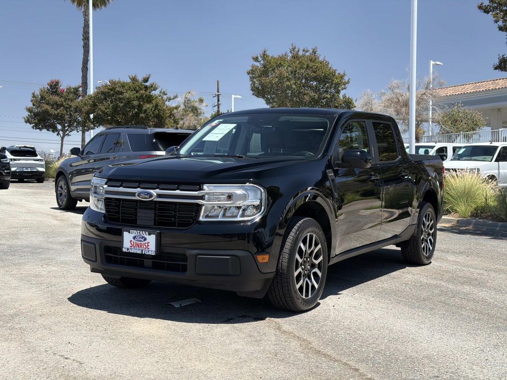Shadow Black 2023 Ford Maverick Pickup Truck Front-Wheel Drive Continuously Variable Transmission