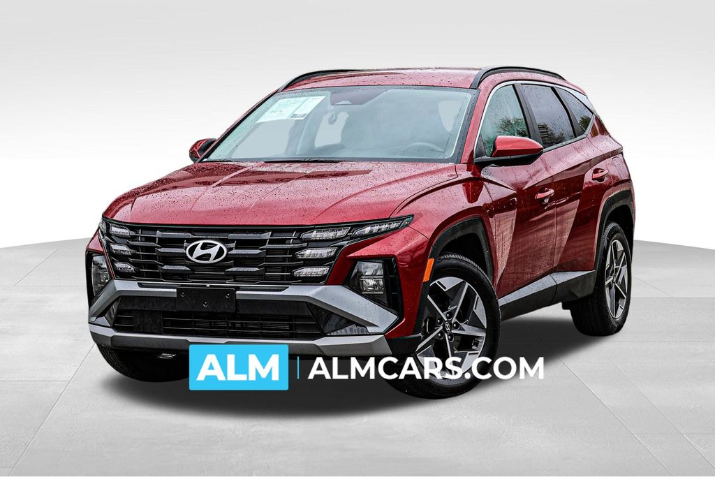 Ultimate Red 2025 Hyundai Tucson SEL AWD SUV / Crossover All-Wheel Drive 8-Speed Automatic