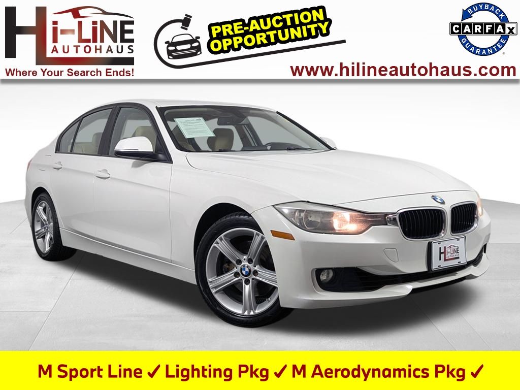Alpine White 2013 BMW 3 Series Sedan Rear-Wheel Drive 8-Speed Automatic