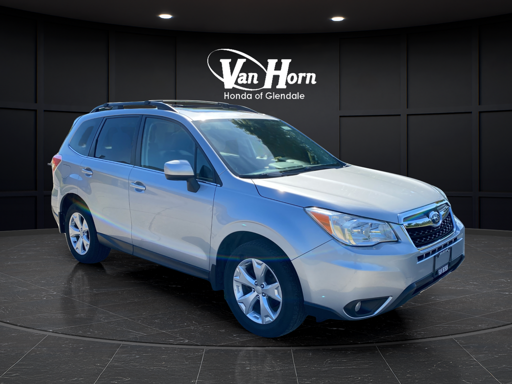Ice Silver Metallic 2015 Subaru Forester 2.5i Limited SUV / Crossover All-Wheel Drive Continuously Variable Transmission