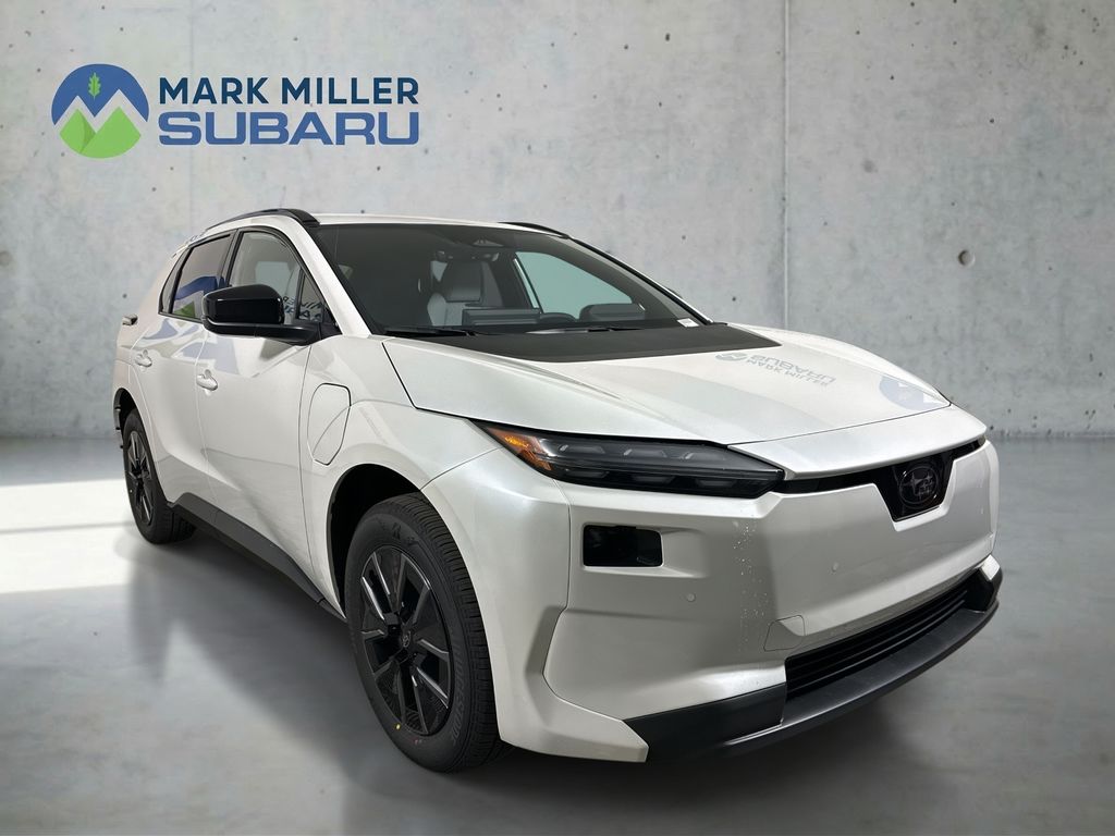 Cosmic White Pearl 2026 Subaru Solterra Premium AWD SUV / Crossover All-Wheel Drive 1-Speed Automatic