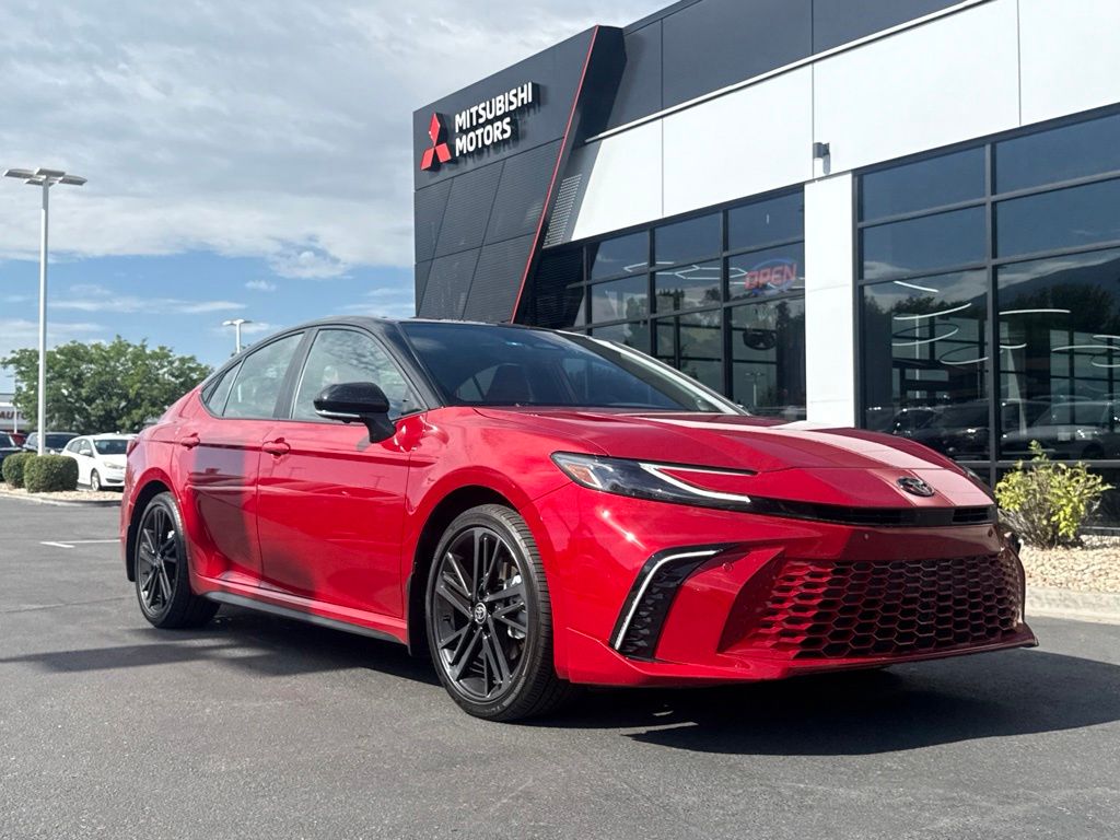 Midnight Black Metallic 2026 Toyota Camry Sedan All-Wheel Drive Continuously Variable Transmission