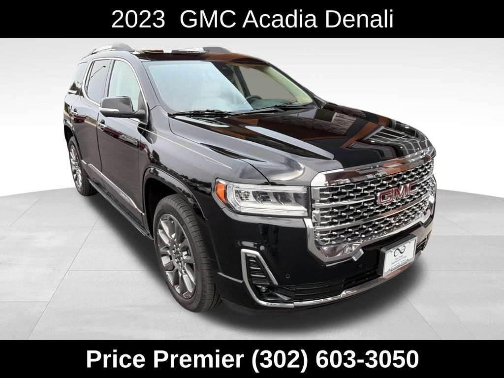 Black (Ebony Twilight Metallic) 2023 GMC Acadia SUV / Crossover Four-Wheel Drive 9-Speed Automatic