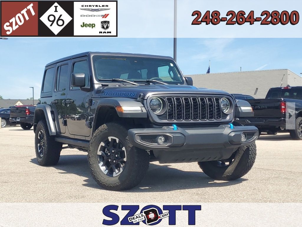 Gray (Granite Crystal Metallic Clearcoat) 2024 Jeep Wrangler 4xe SUV / Crossover Four-Wheel Drive 8-Speed Automatic