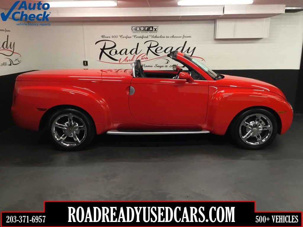 Redline Red 2005 Chevrolet SSR Convertible Rear-Wheel Drive 4-Speed Automatic Overdrive