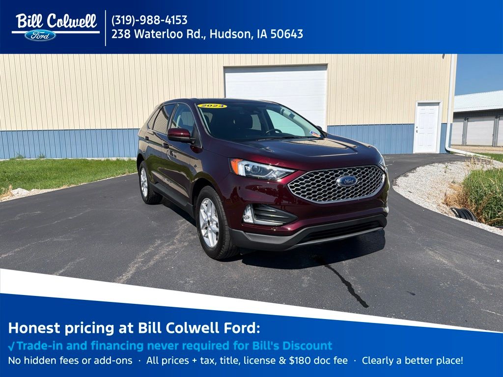 Red (Burgundy Velvet Metallic Tinted Clearcoat) 2023 Ford Edge SUV / Crossover All-Wheel Drive 8-Speed Automatic