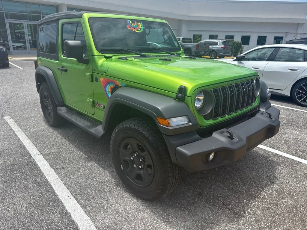 Mojito Clearcoat 2025 Jeep Wrangler SUV / Crossover Four-Wheel Drive 8-Speed Automatic