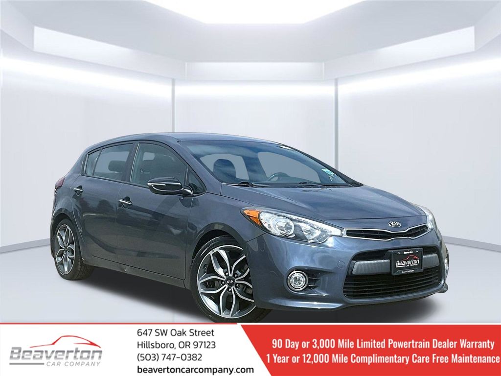 Gray (Steel Blue) 2015 Kia Forte5 Hatchback Front-Wheel Drive 6-Speed Automatic