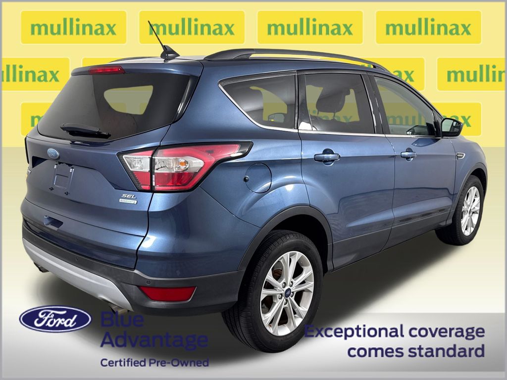 Certified Used 2018 Blue Ford SEL image 4