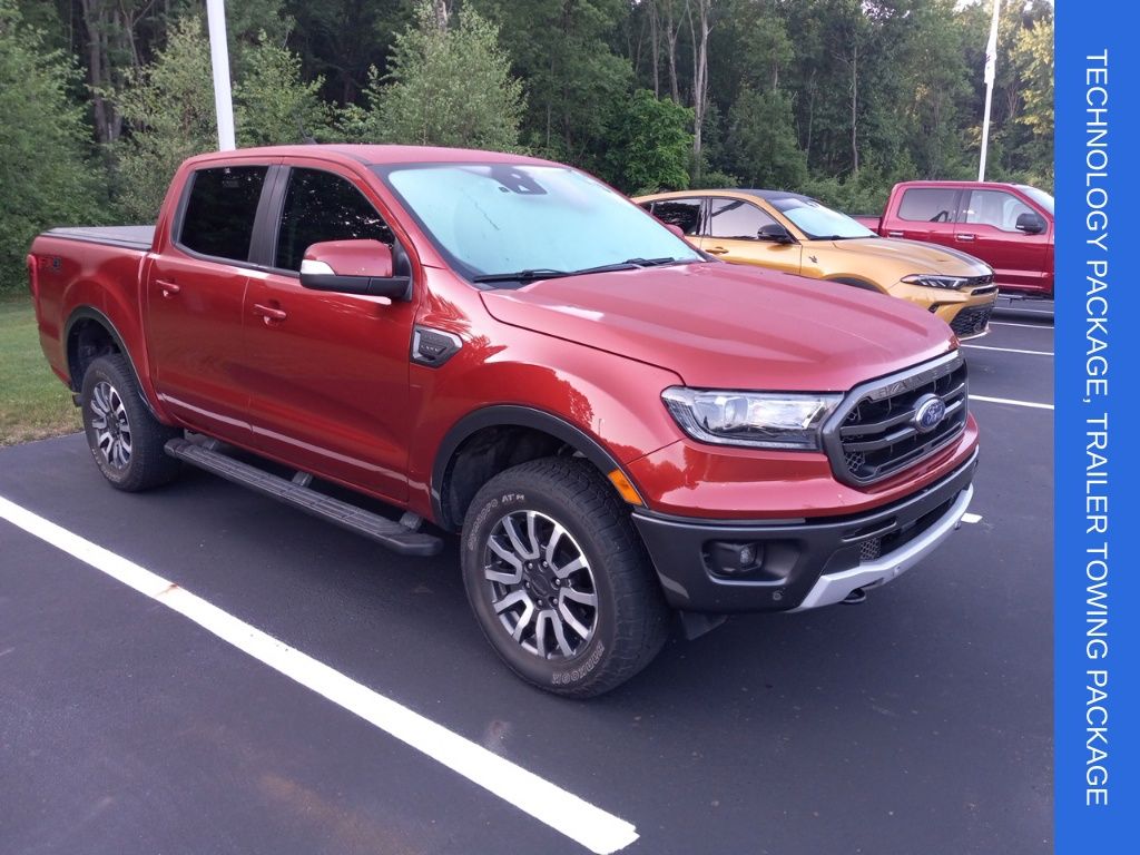 Chili Pepper Red 2019 Ford Ranger Pickup Truck Four-Wheel Drive Automatic