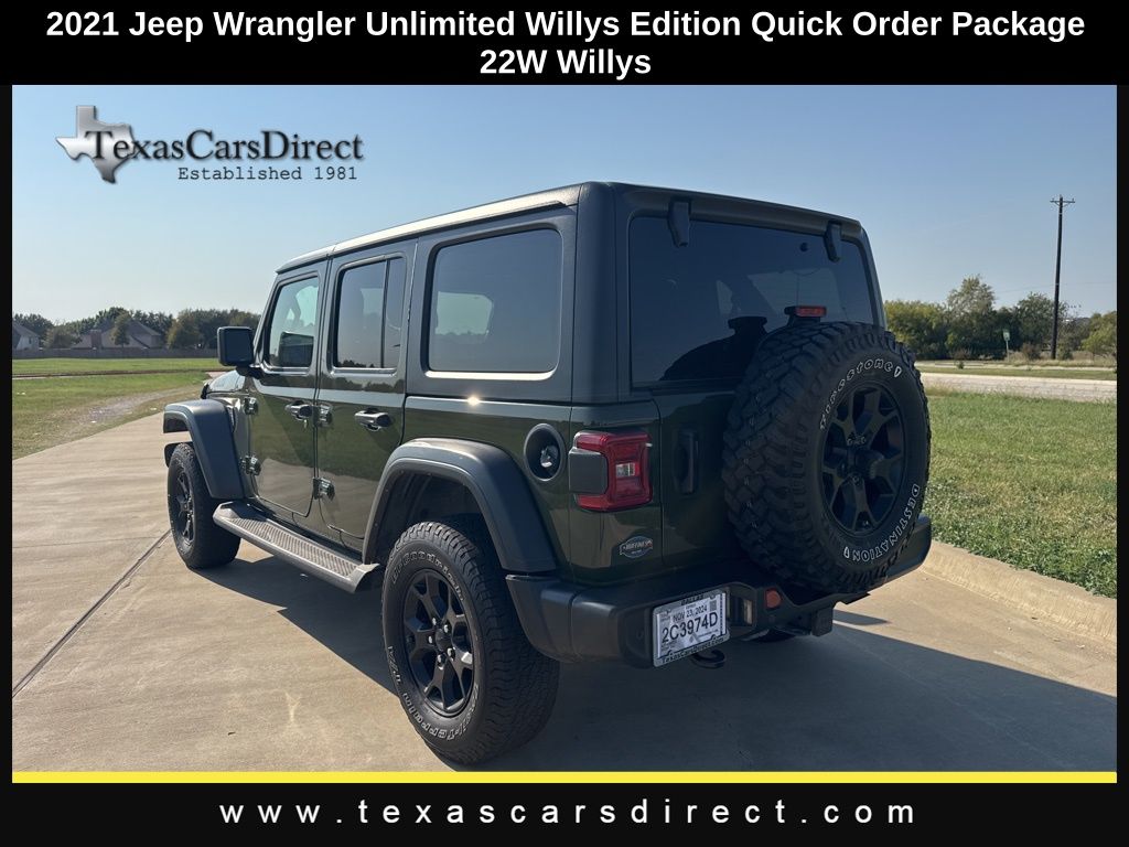 2021 Jeep Wrangler Unlimited Willys 13