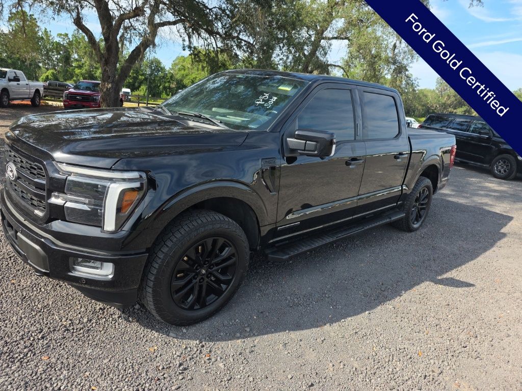 Black Metallic 2024 Ford F-150 Pickup Truck Four-Wheel Drive Automatic