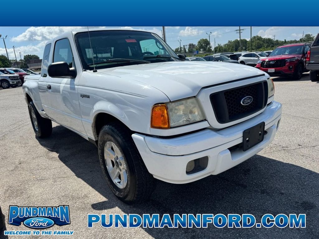 White 2004 Ford Ranger Pickup Truck Four-Wheel Drive 5-Speed Automatic