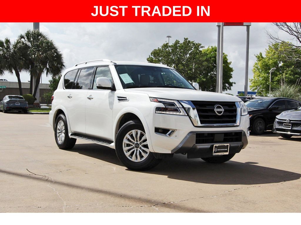 2024 Nissan Armada SV White at DeMontrond Ford