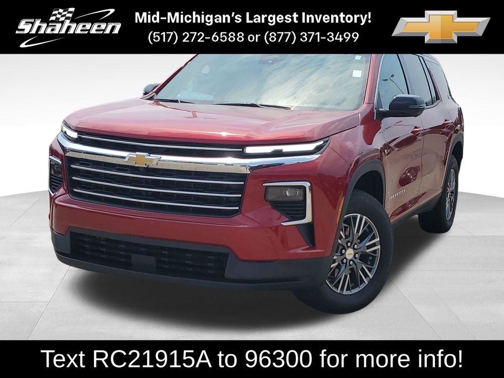 Radiant Red Tintcoat 2025 Chevrolet Traverse LT AWD SUV / Crossover Four-Wheel Drive 8-Speed Automatic