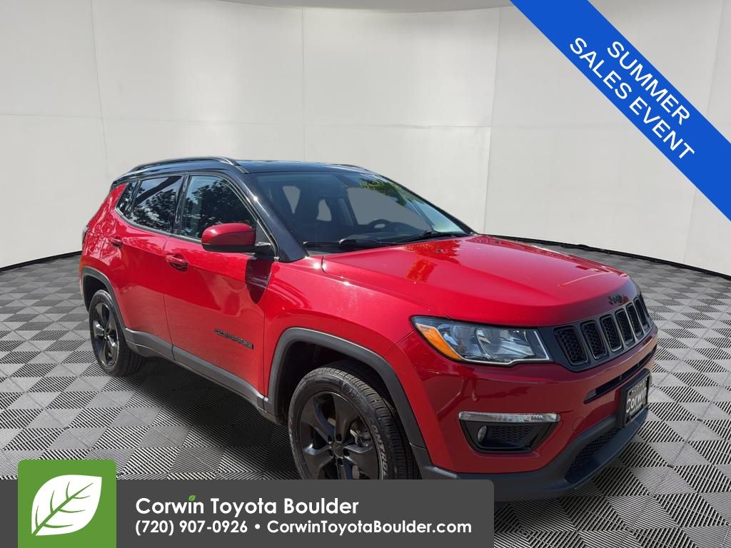 Redline Pearlcoat 2021 Jeep Compass SUV / Crossover Four-Wheel Drive 9-Speed Automatic