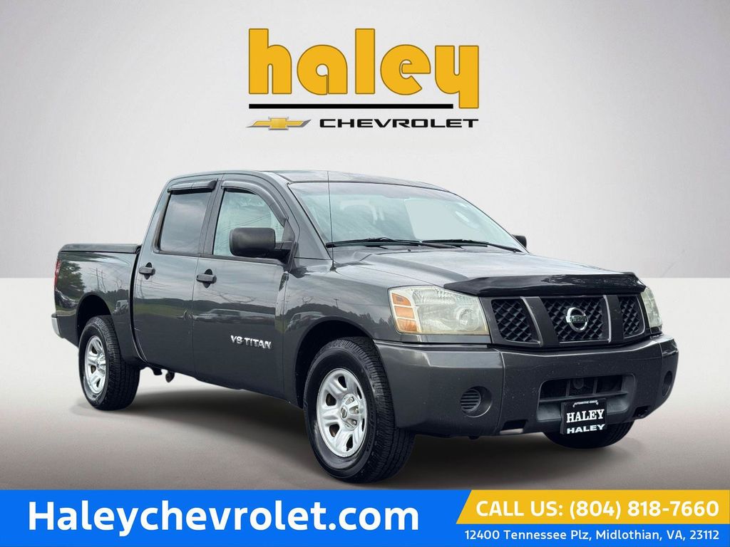 Silver (Smoke Metallic) 2006 Nissan Titan Pickup Truck Rear-Wheel Drive 5-Speed Automatic Overdrive