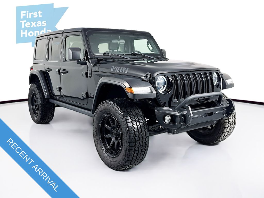 Used Car 2021 Jeep Wrangler  Unlimited Willys For Sale Under $25,000 In Austin, Texas