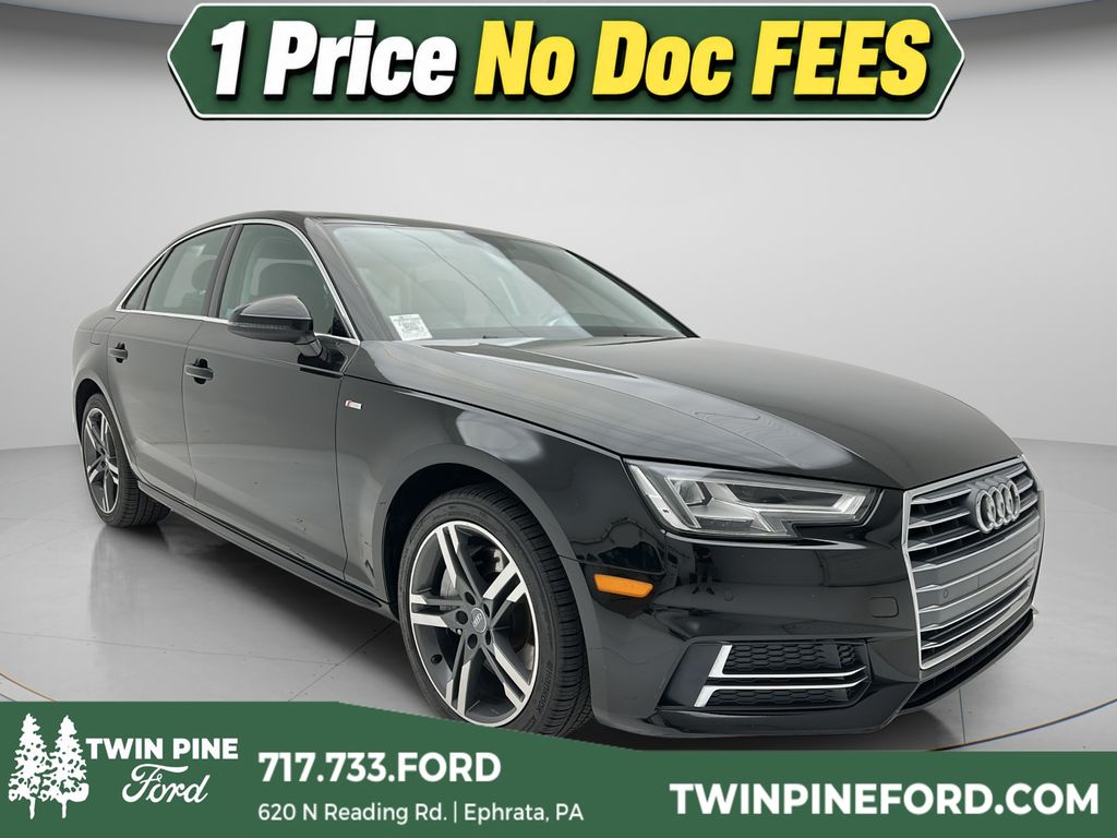 Black 2017 Audi A4 Sedan All-Wheel Drive 7-Speed Automatic