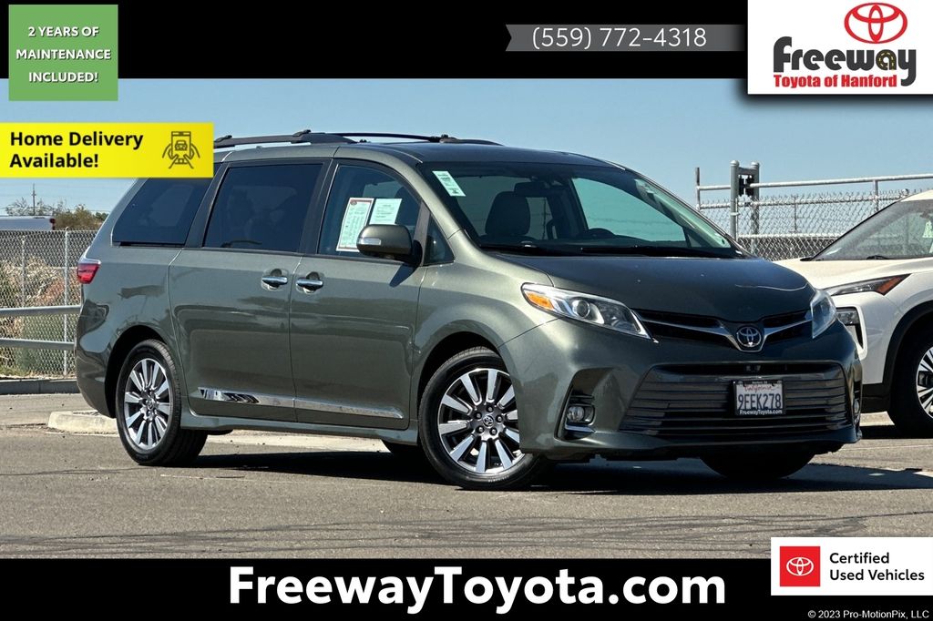 Alumina Jade Metallic 2020 Toyota Sienna Minivan Front-Wheel Drive 8-Speed Automatic