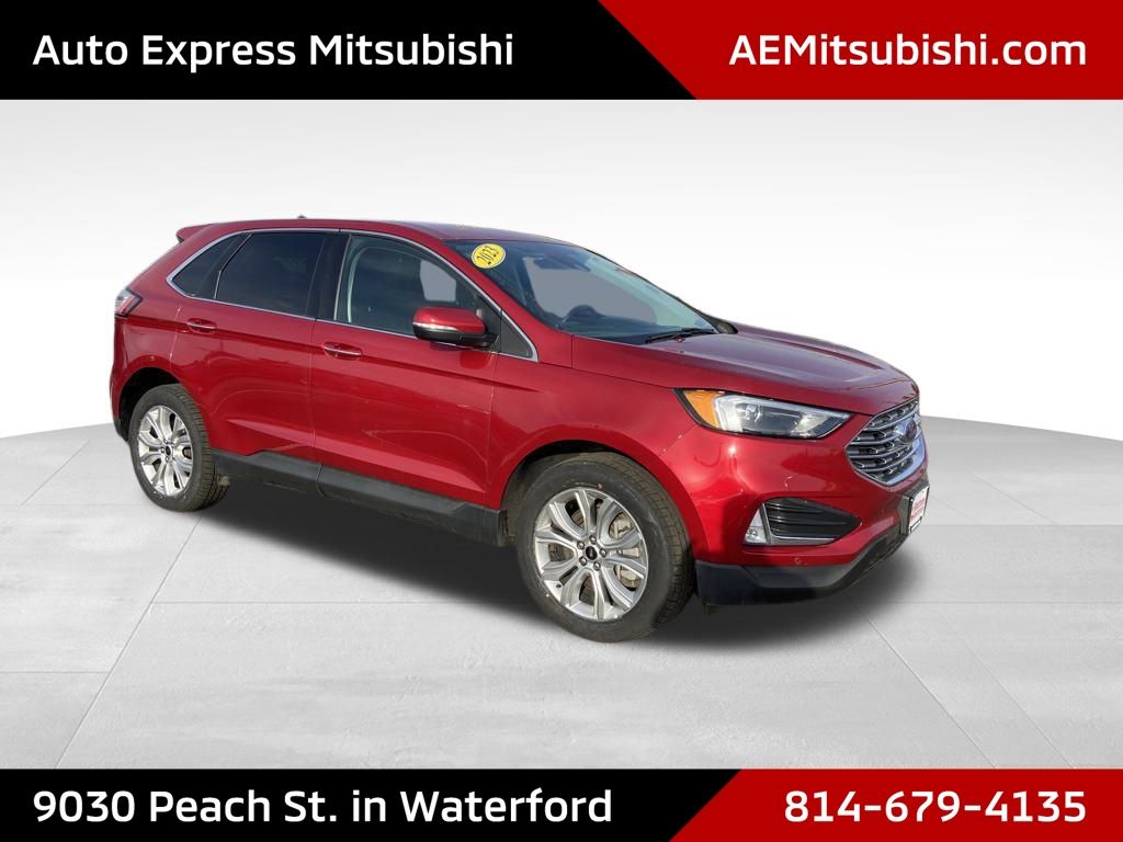 2023 Ford Edge Titanium Red at Bob Ruth Ford