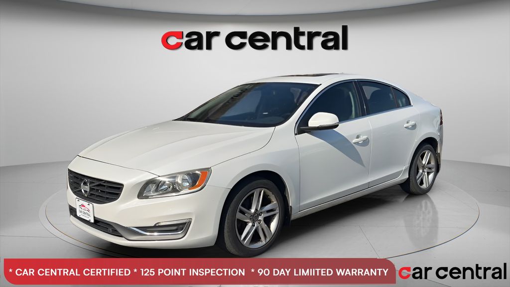 Crystal White Pearl 2015 Volvo S60 T5 Premier AWD Sedan All-Wheel Drive 6-Speed Automatic