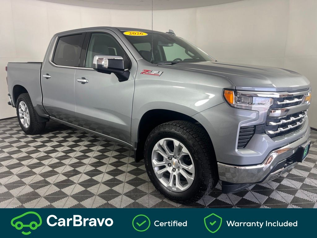 Sterling Gray Metallic 2026 Chevrolet Silverado 1500 Pickup Truck Four-Wheel Drive Automatic