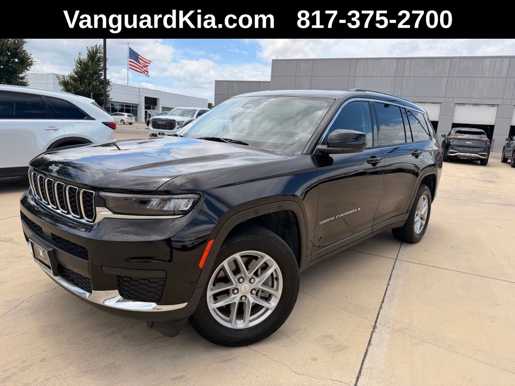 Diamond Black Crystal Pearlcoat 2023 Jeep Grand Cherokee L Laredo 4WD SUV / Crossover Four-Wheel Drive 8-Speed Automatic
