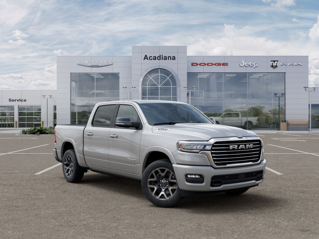 Silver Zynith 2026 RAM 1500 Pickup Truck Four-Wheel Drive 8-Speed Automatic