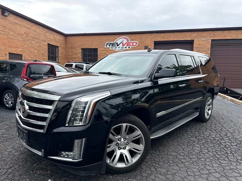 Black Raven 2015 Cadillac Escalade ESV SUV / Crossover Four-Wheel Drive 6-Speed Automatic