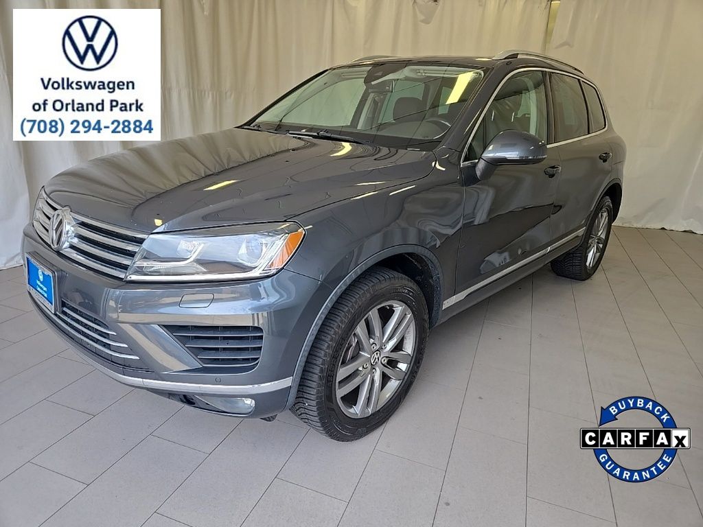 Gray Metallic 2016 Volkswagen Touareg SUV / Crossover 8-Speed Automatic