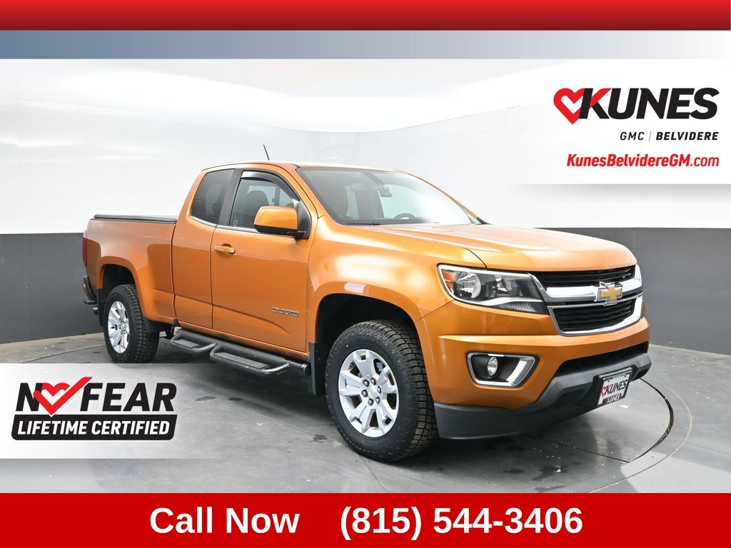 Orange 2017 Chevrolet Colorado Pickup Truck Four-Wheel Drive 8-Speed Automatic